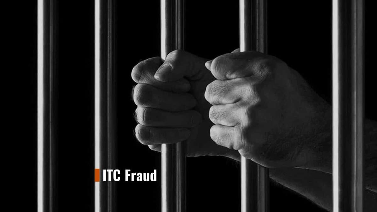Businessman gets 5 years Jail Term for ITC Fraud of Rs. 17 crore
