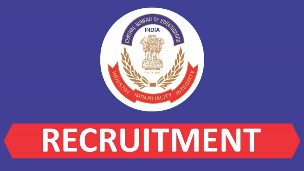CBI Recruitment 2023: Check Post, Age-Limit, Qualification, and How to Apply