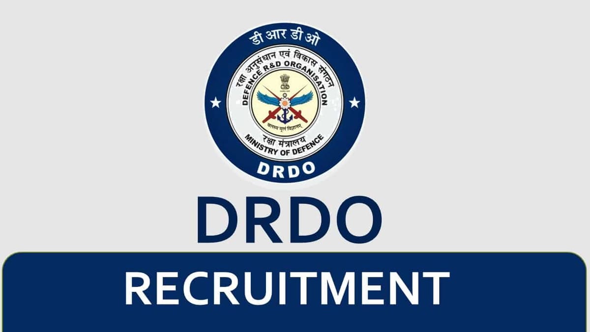 DRDO Recruitment 2022: Check Post, Pay Scale, Qualification, and How to Apply