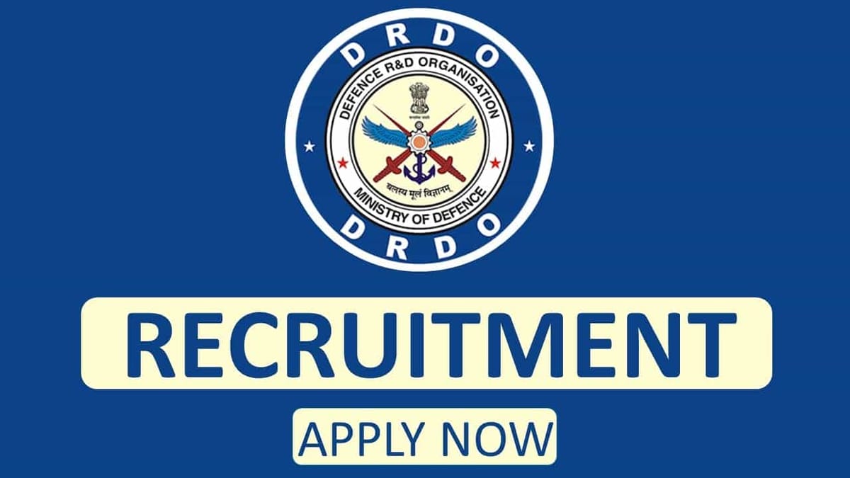 DRDO Recruitment 2022 for JRF: Check Qualification, Stipend and How to Apply