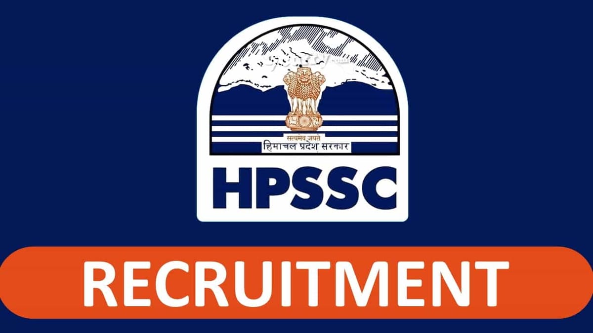 HPPSC Recruitment 2022: Check Post, Qualification and How to Apply
