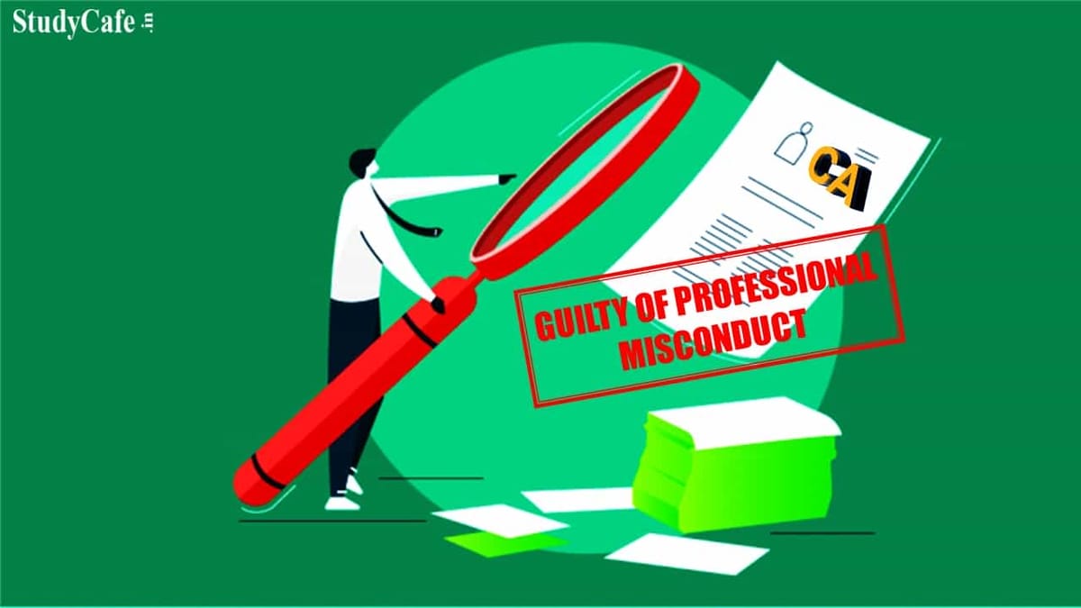 Professional Misconduct: CA rebuked by ICAI for Filing Form 23AC without attaching Auditor & Director reports