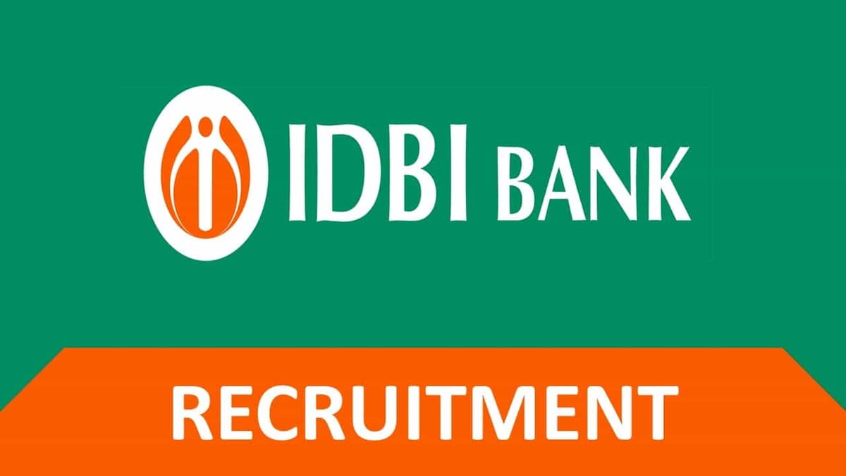 IDBI Recruitment 2022: Apply Before 26 Dec, Check Post, Eligibility and How to Apply