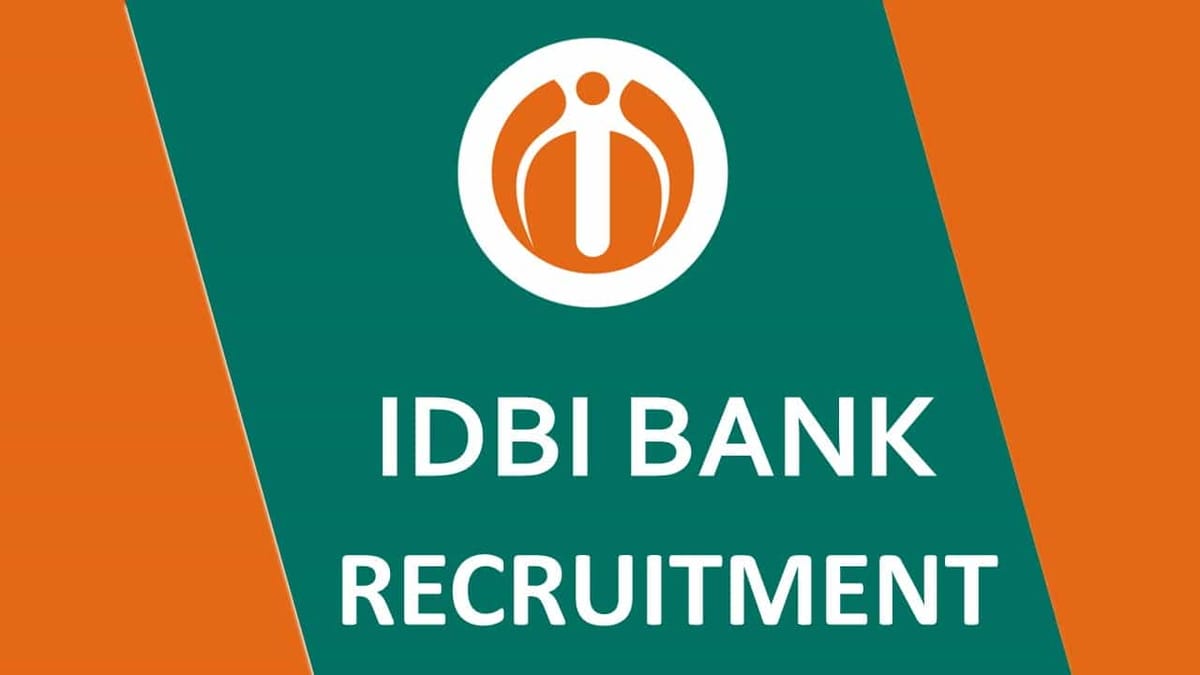 IDBI Bank Recruitment 2022: Apply before 31 Dec, Check Post, Qualification, Salary, and How to Apply