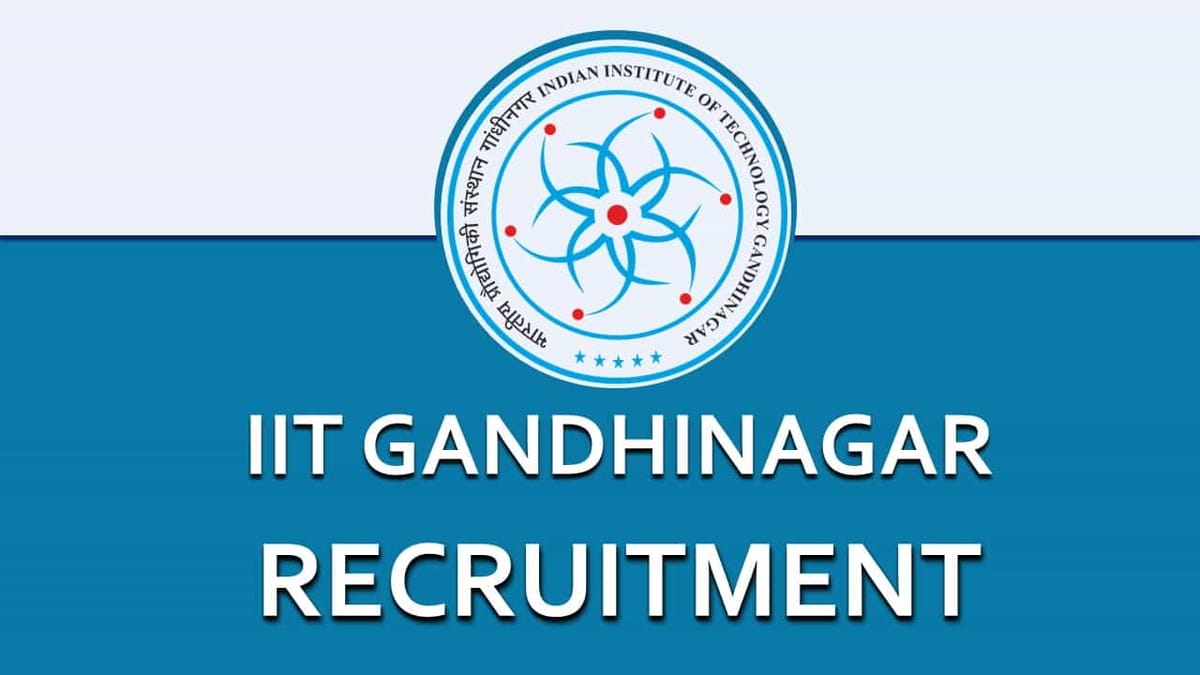 IIT Gandhinagar Recruitment 2023: Last date Jan 21, Monthly Salary up to Rs. 50000, Check Posts, How to Apply
