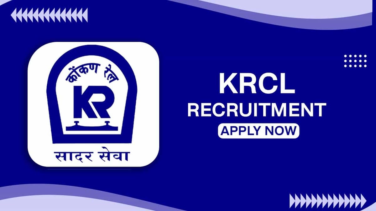 KRCL Recruitment 2022: Check Post, Remuneration, Qualifications, and Walk-in-Interview Details