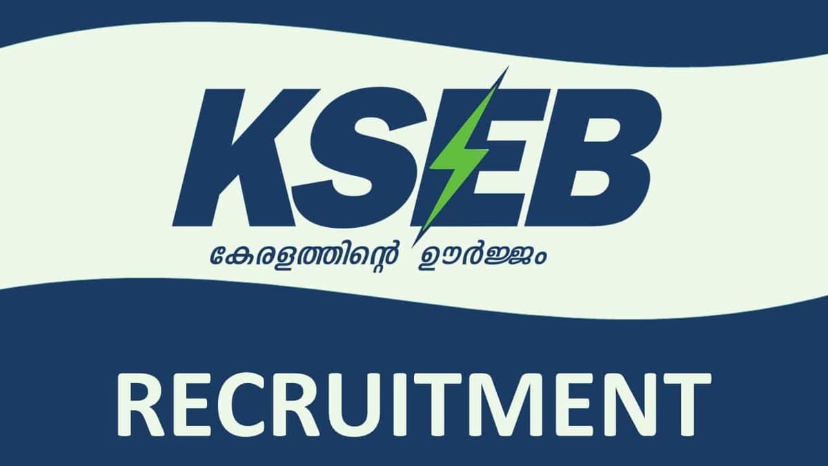 KSEB Recruitment 2022: Check Posts, Eligibility and How to Apply
