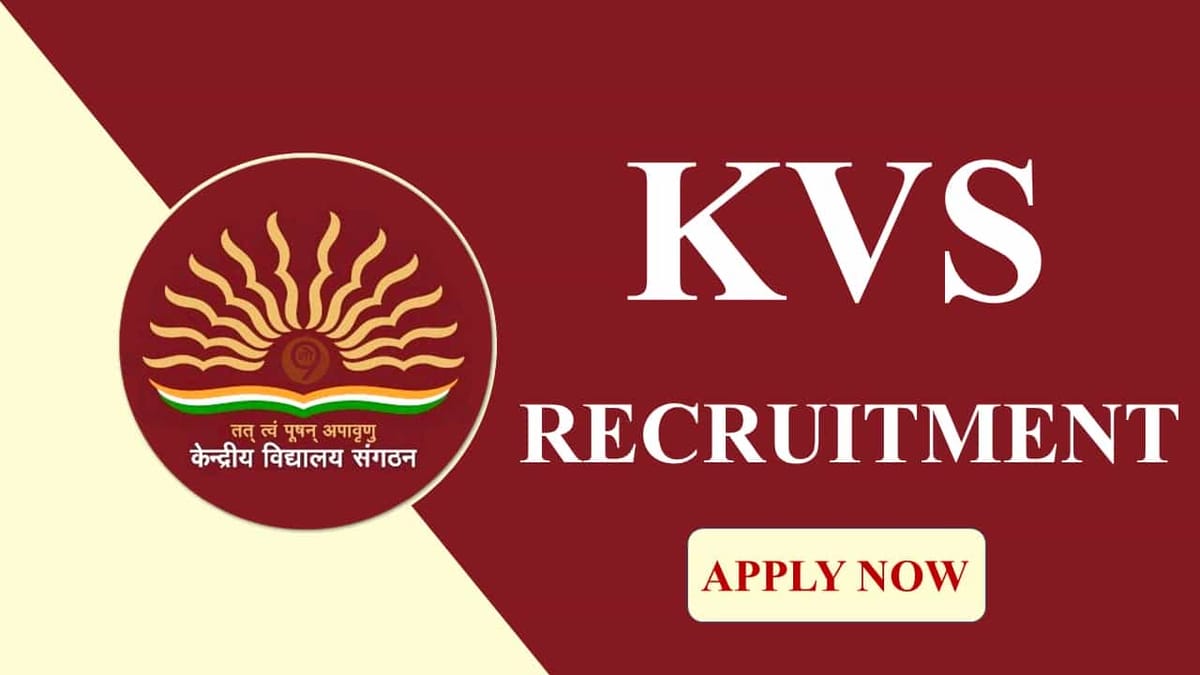KVS Direct Recruitment 2022 for Deputy Commissioner: Salary up to 209200 p.m, B.Ed. or Equivalent Degree Holder can Apply