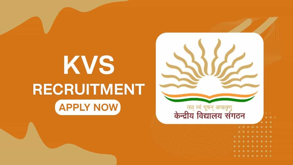 KVS Recruitment 2022: Check Post, Pay Level, Eligibility and Other Details