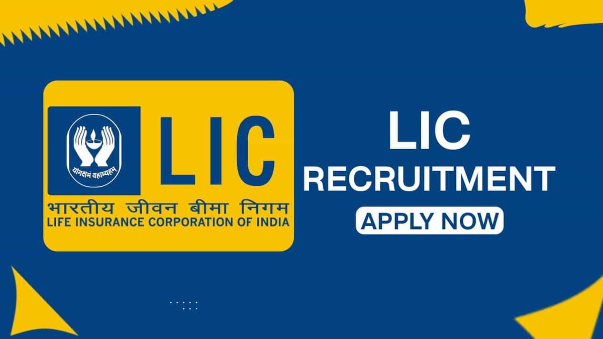 LIC Recruitment 2022: Apply till Dec 23, Check Post, Qualification and How to Apply