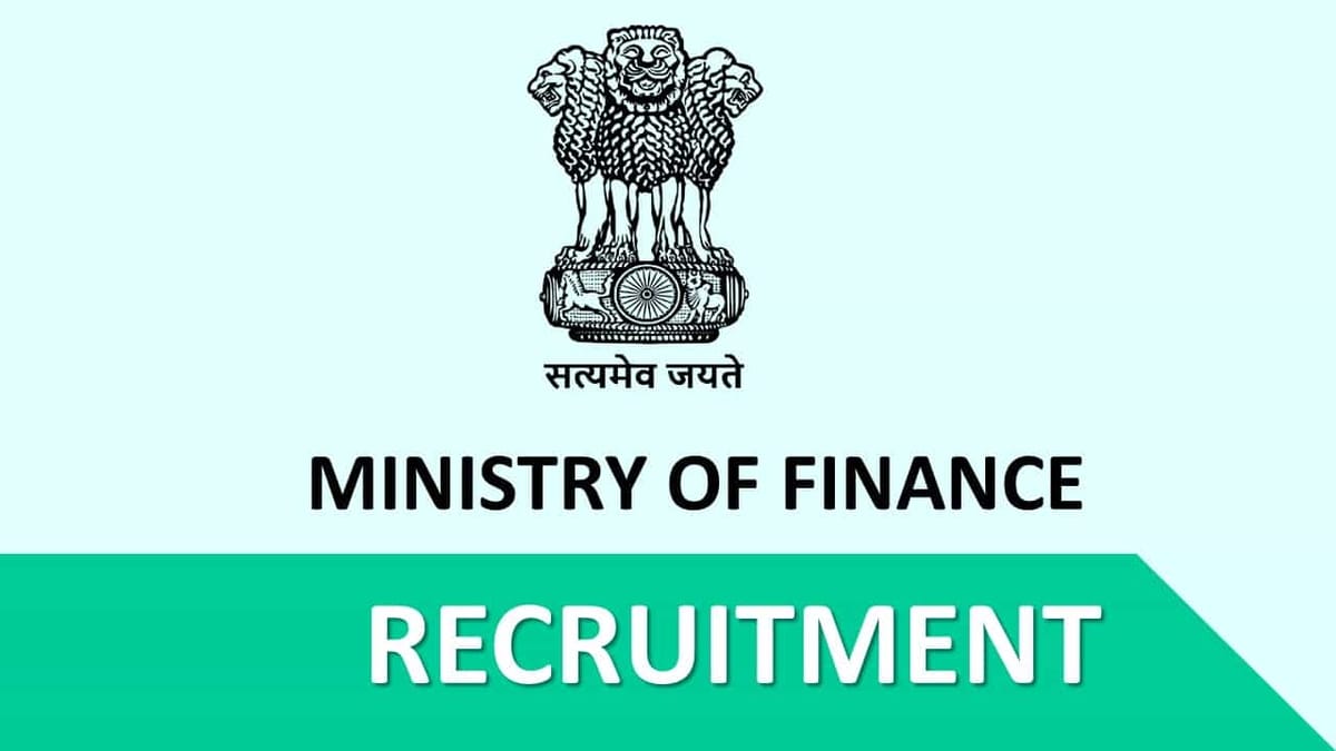 Ministry of Finance Recruitment 2022: Last Date Jan 31, Check Post, Qualification and How to Apply