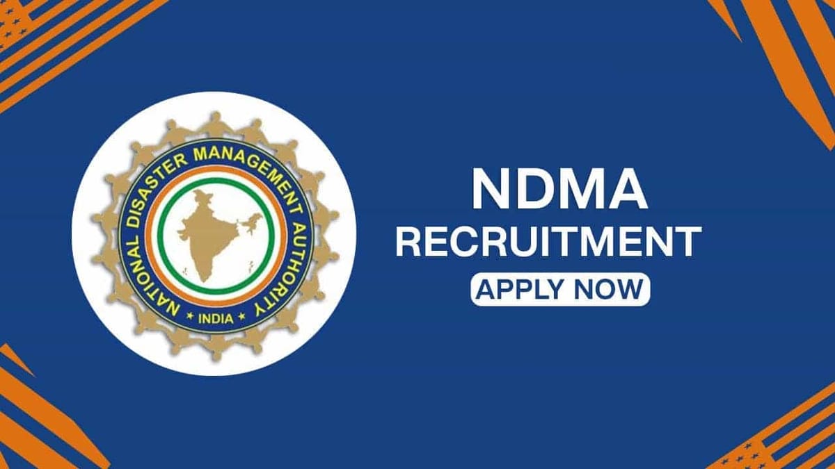NDMA Senior Consultant Recruitment 2022: Monthly Pay Scale up to 175000, Check How to Apply