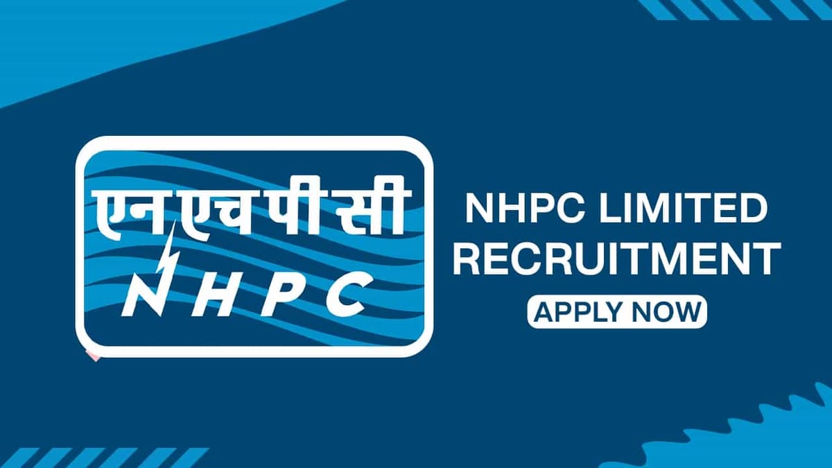 NHPC Apprenticeship Recruitment 2022 for 80 Vacancies, Check Post, Eligibility, and How to Apply