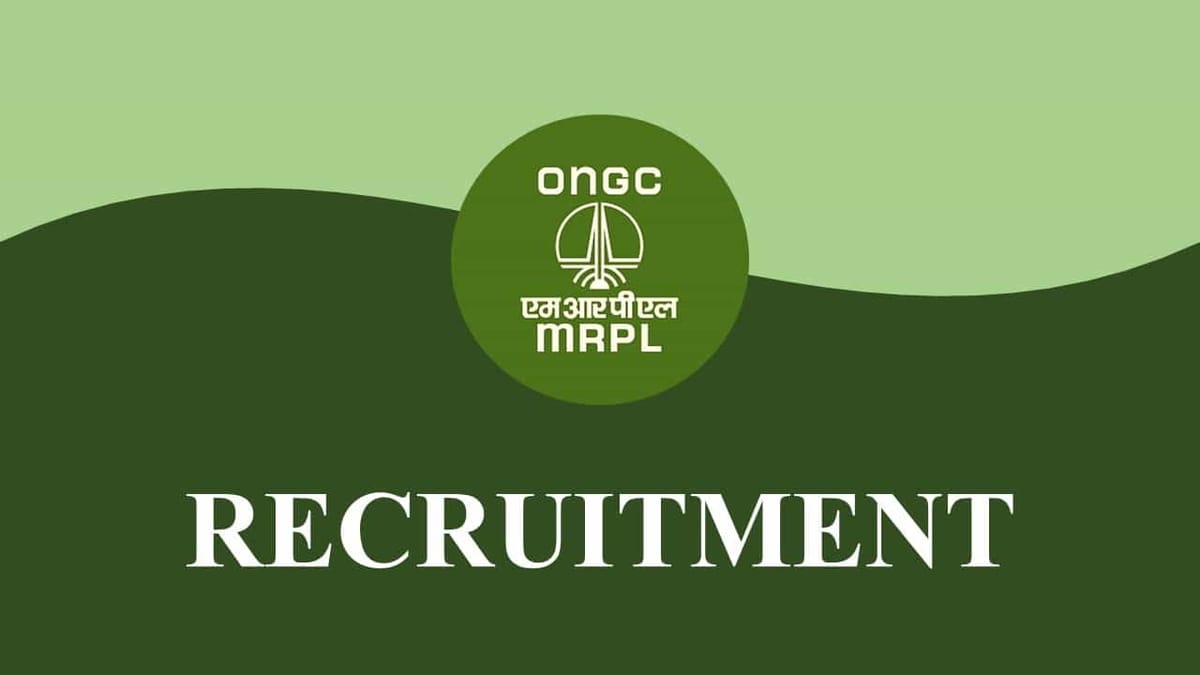 ONGC-MRPL Recruitment 2022 for 105 Assistant Executives Vacancies: Check Other Details and How to Apply
