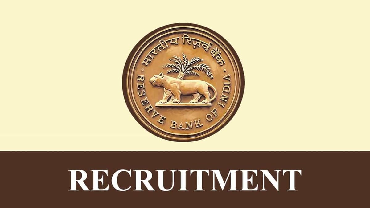 Reserve Bank of India Recruitment 2022: Apply till Jan 03, Check Post, Qualifications and How to Apply