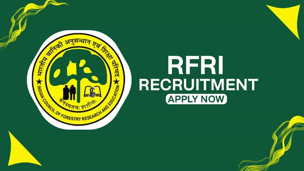 RFRI Recruitment 2022: Check Posts, Qualification and How to Apply till Dec 16