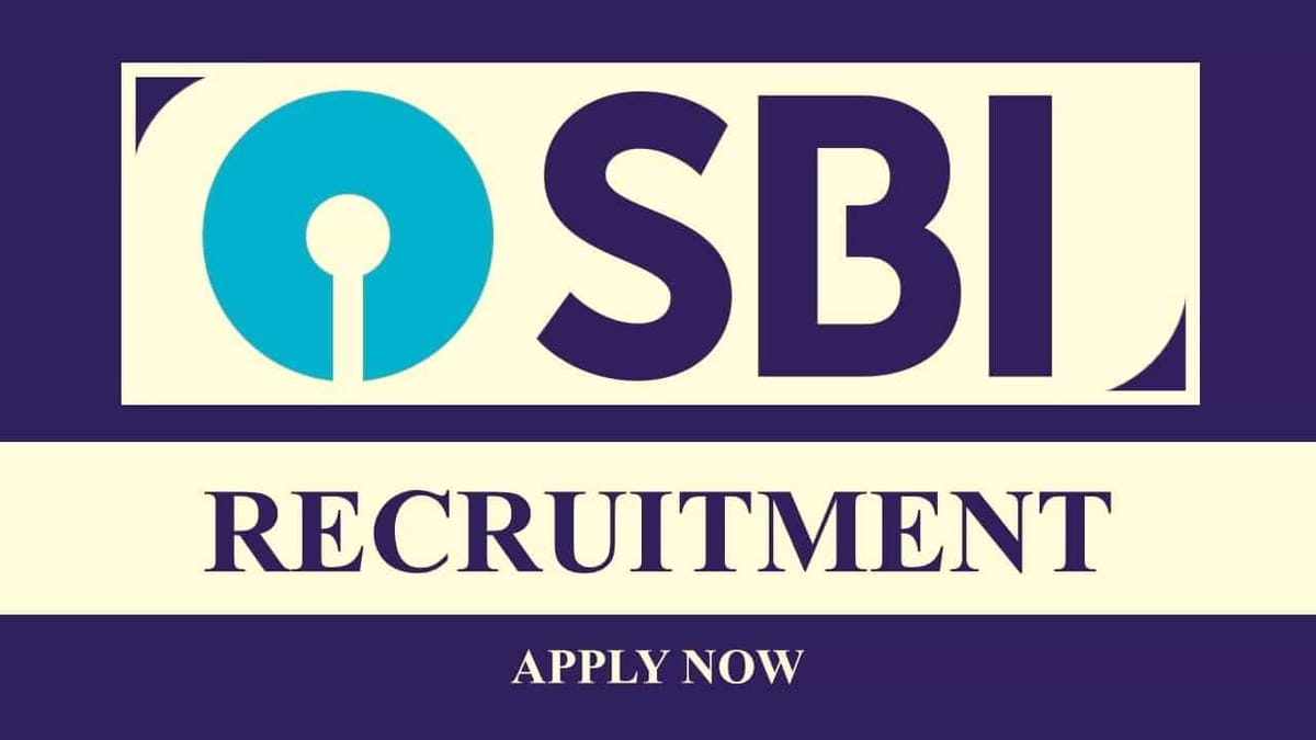 SBI Recruitment 2023: 1438 Vacancies, Check Post, Qualification and How To Apply