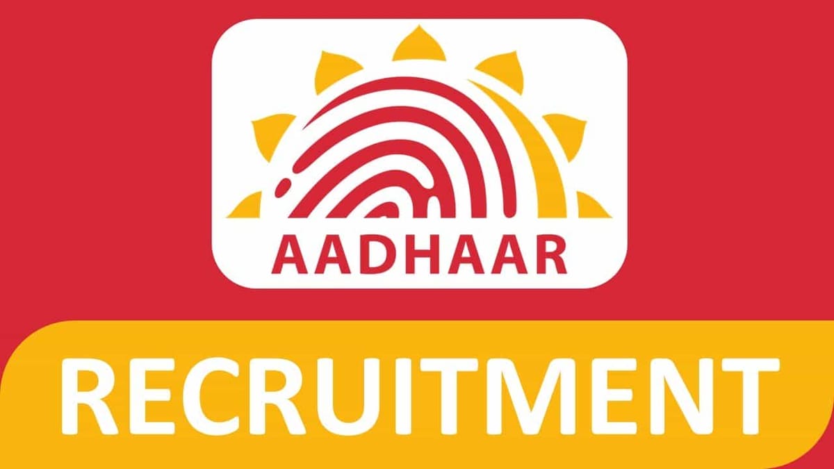 UIDAI Recruitment 2022 for Section Officer Post: Check Post, Age, Qualification and How to Apply