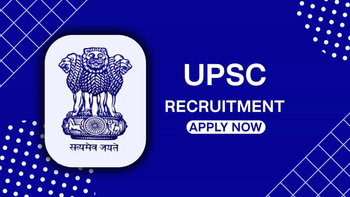 UPSC Specialist Grade Recruitment 2022: Check Qualification, Pay Scale and Other Details