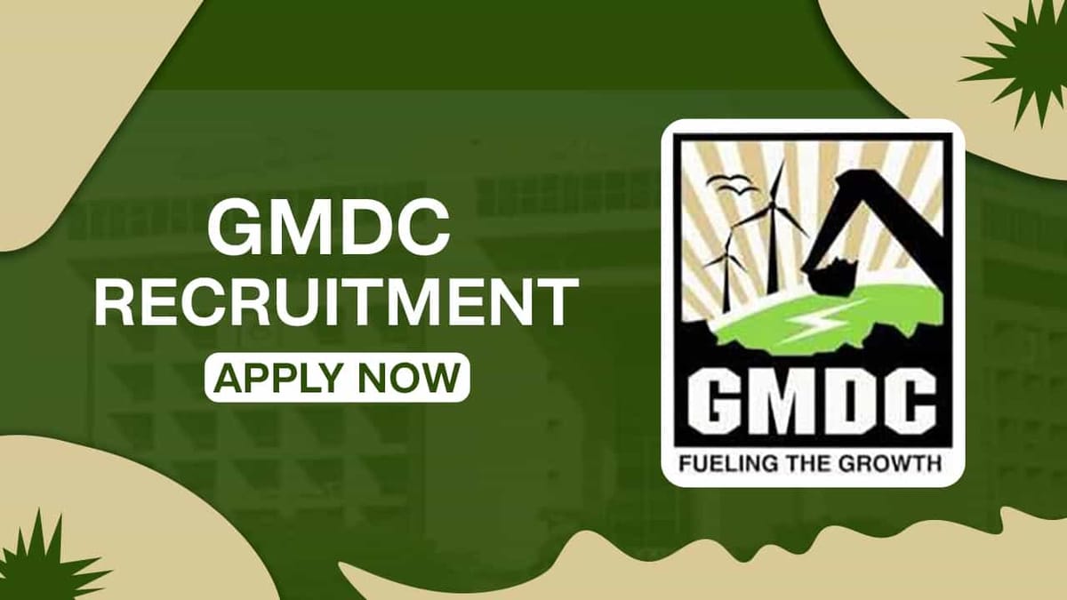 GMDC Recruitment 2022 for Geologist Post: Check Post, Eligibility and Other Details