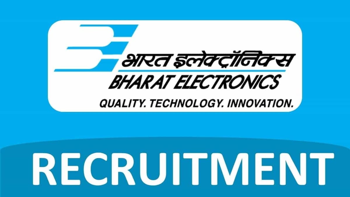 BEL Recruitment 2023: Check Post, Eligibility and Other Details
