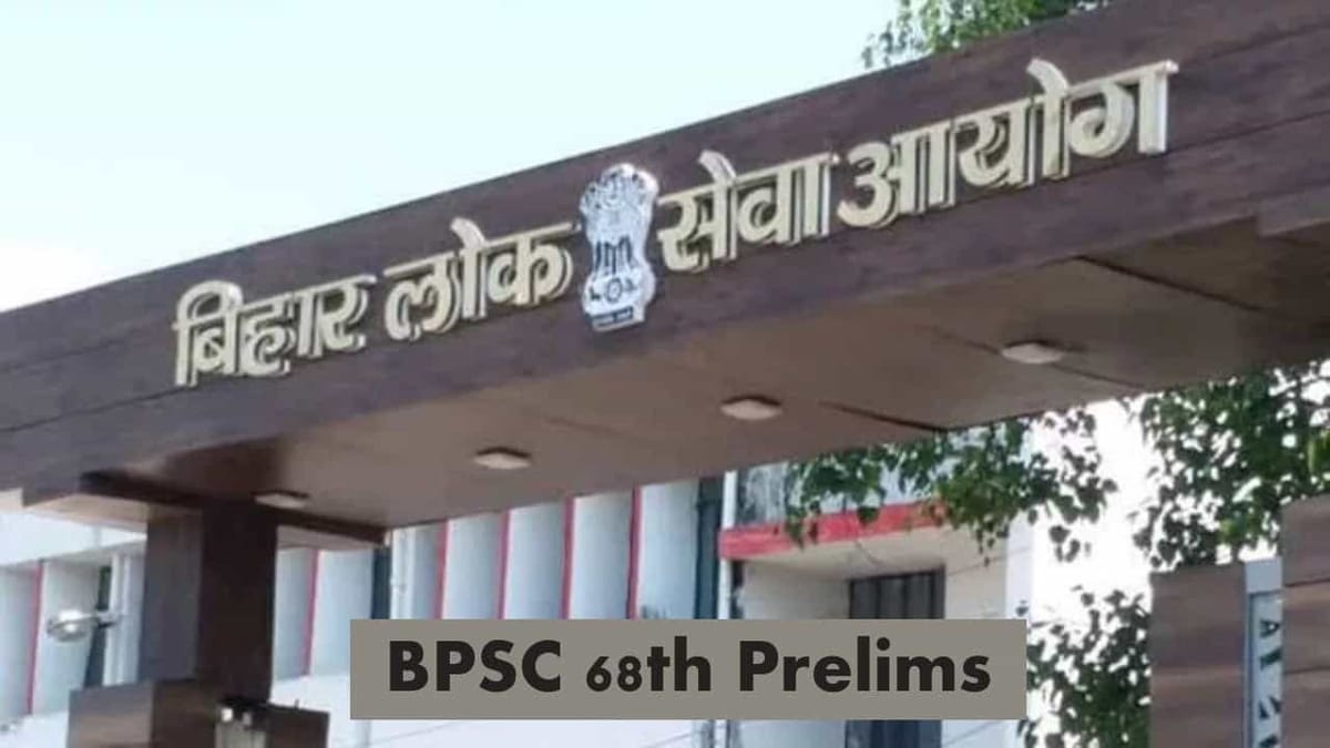 BPSC 68th Prelims: Online application deadline extended; Check Details