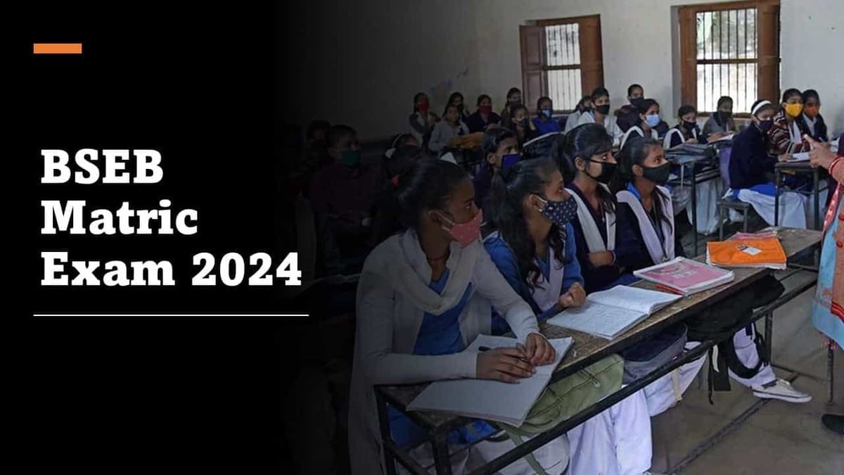 BSEB Matric Exam 2024: Registration Closes Today; Check More details of Bihar Board Class 10 Exam Registration