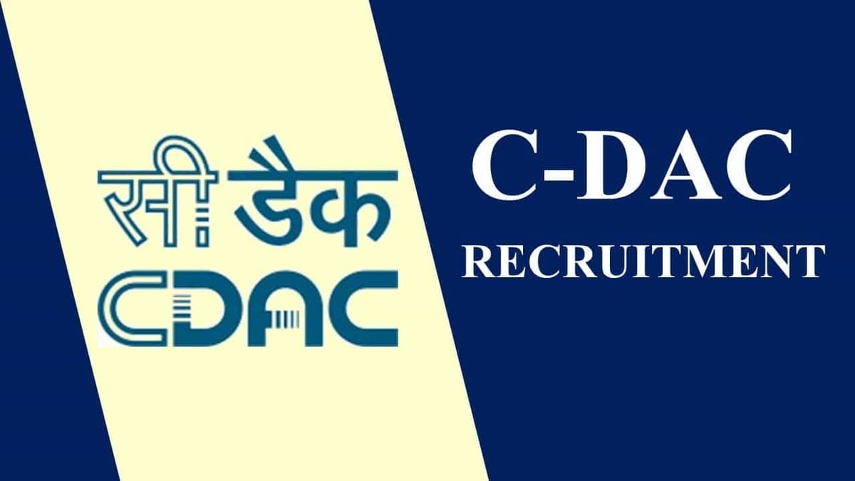 C-DAC Recruitment 2023 for Senior Consultant: Last Date Feb 03, Check Eligibility, How to Apply