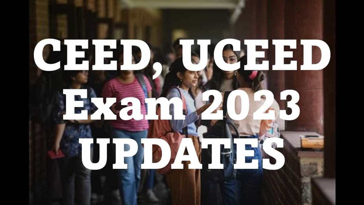 CEED, UCEED 2023 Exam: UCEED and CEED exam Today, Check Details Here