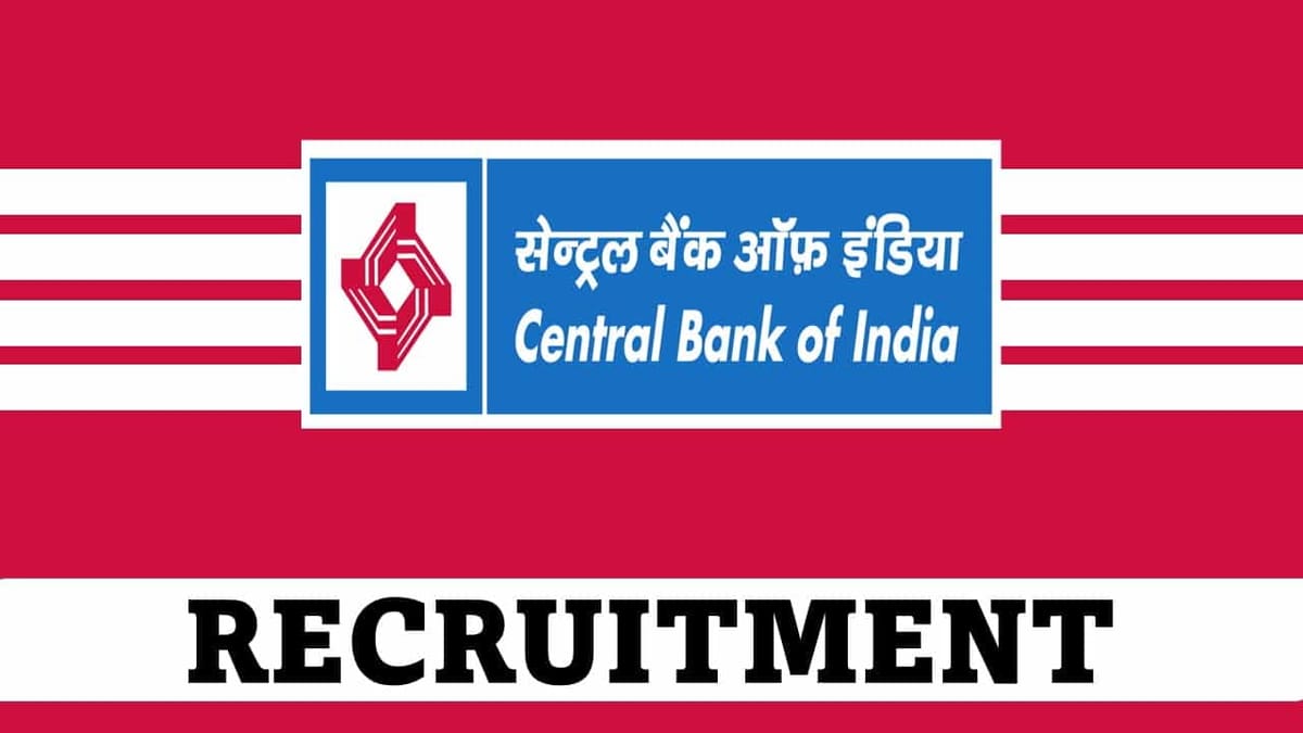 Central Bank of India Recruitment 2023: Last Date Jan 16, Check Post, Age, Qualification, and How to Apply