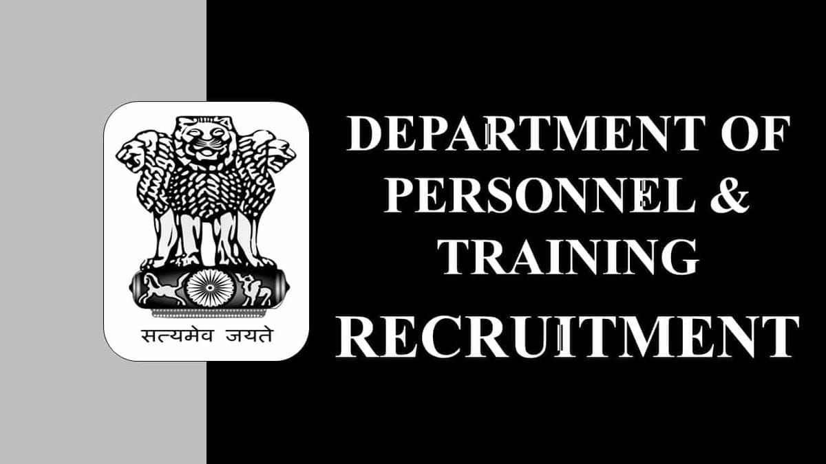 DoPT Recruitment 2023 for SCD: Last Date Jan 24, Check Application Process