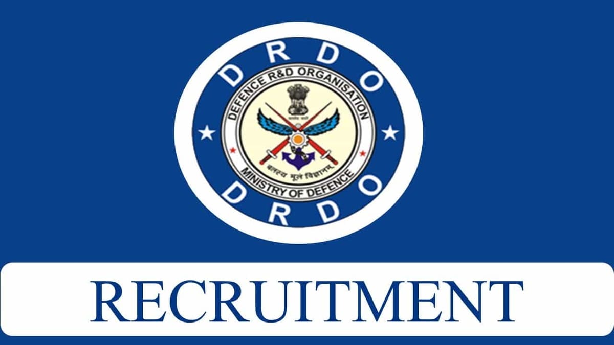 DRDO Recruitment 2023 for JRF: Check Post, Eligibility and Other Vital Detail