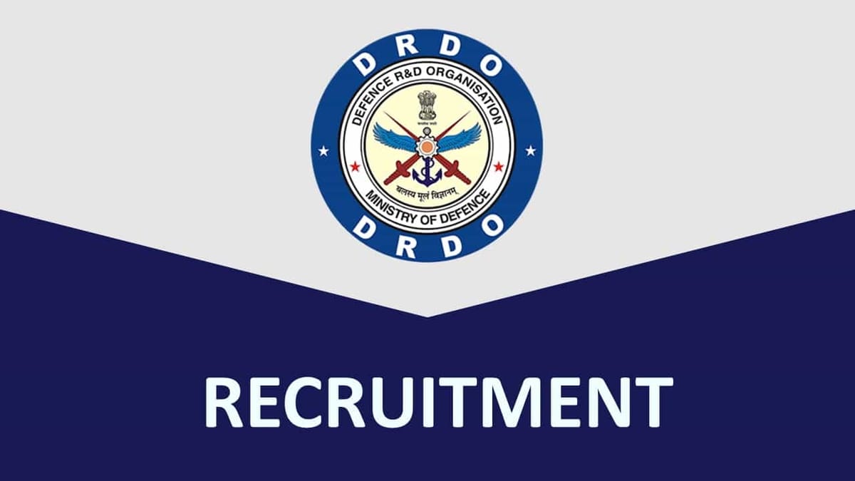 DRDO Recruitment 2023 for Consultants, Apply Within 21 Days of Notice Date