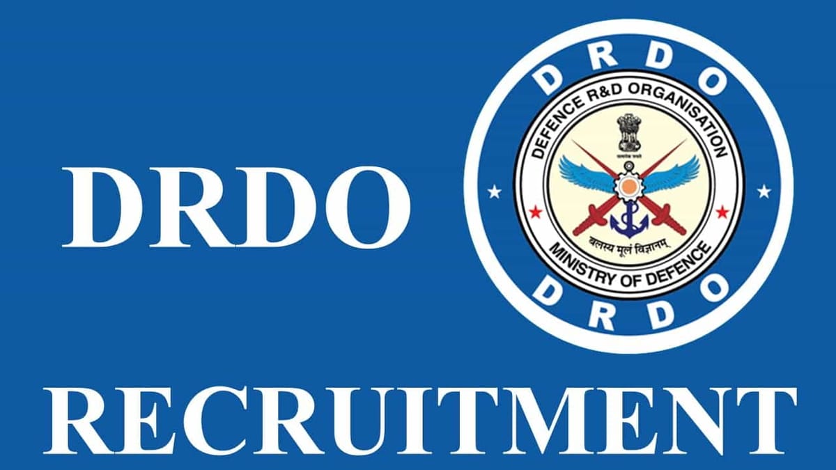 DRDO Recruitment 2023 for Apprenticeship: Check Post, Eligibility, How to Apply