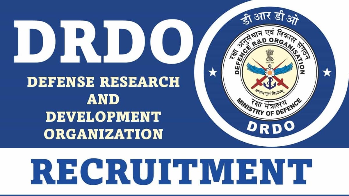 DRDO Recruitment 2023 for JRF: Vacancies 15, Check Salary, Qualification, Other Details