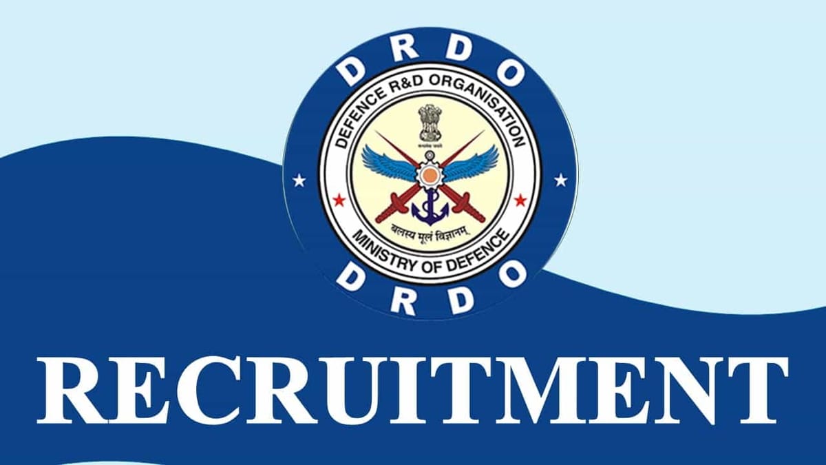 DRDO JRF Recruitment 2023: 14 Vacancies, Check Posts, Eligibility, Salary, How to Apply