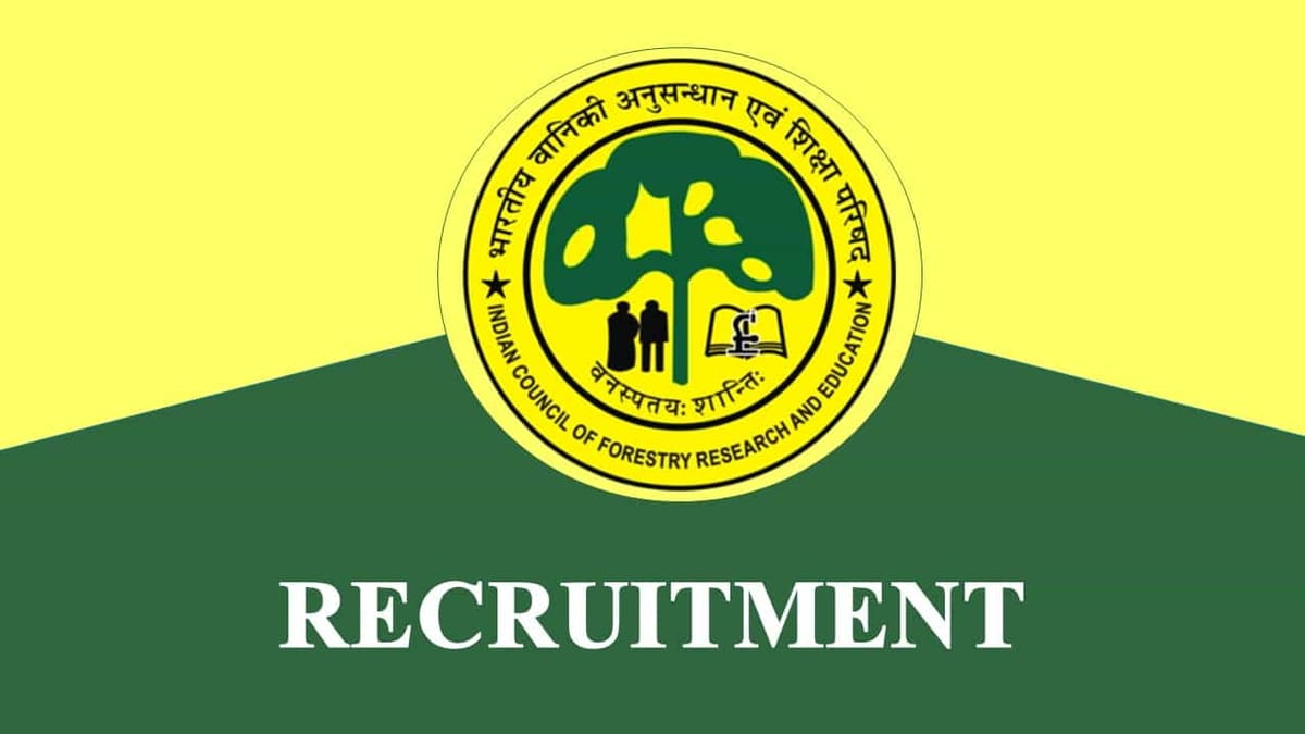 ICFRE Recruitment 2023 for 26 Positions: Check Posts, Eligibility, Salary and How to Apply