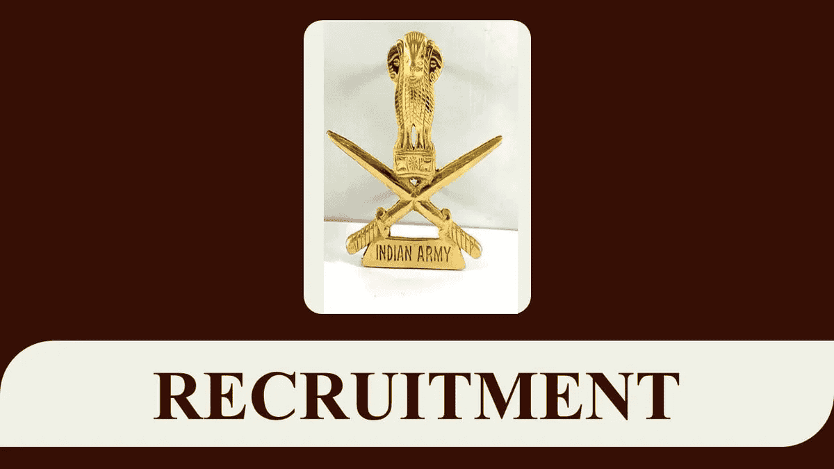 Indian Army Recruitment 2023: Check Posts, Qualification, Eligibility and How to Apply
