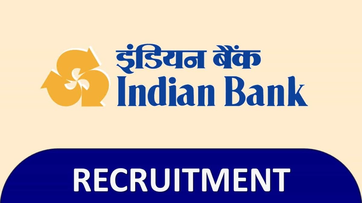 Indian Bank Recruitment 2023: Apply Till Jan 20, Check Post, Qualification, and How to Apply