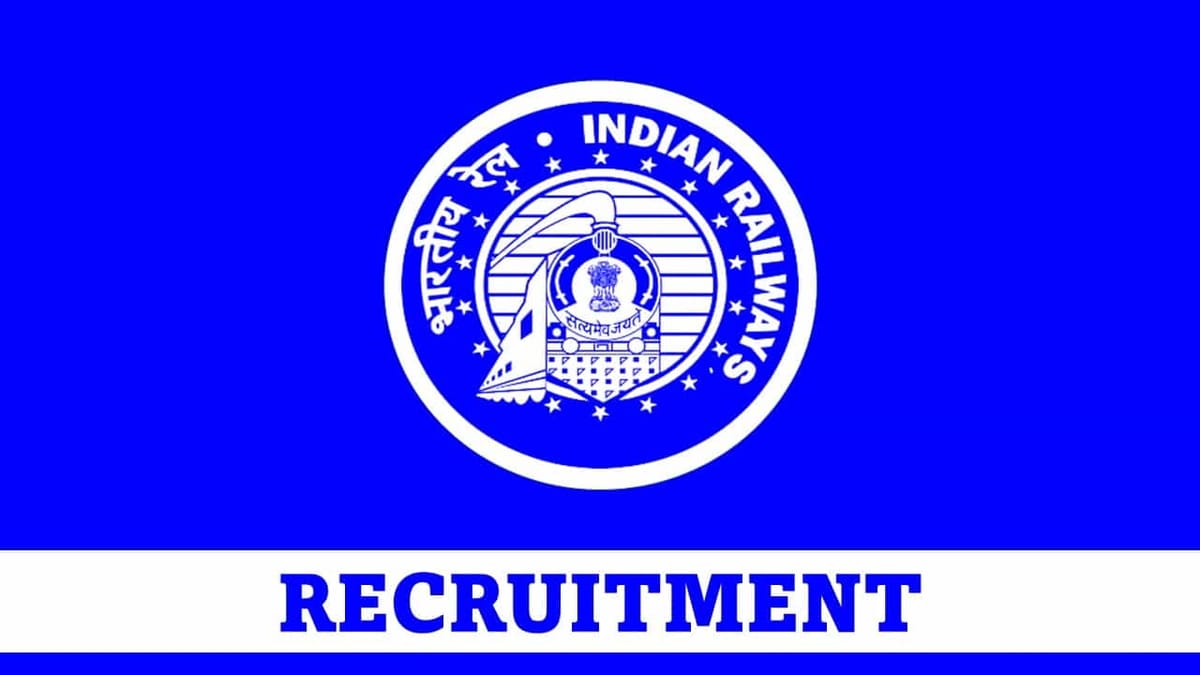 Indian Railway Recruitment 2023 for 4103 Vacancies, Check Posts, Qualification and How to Apply