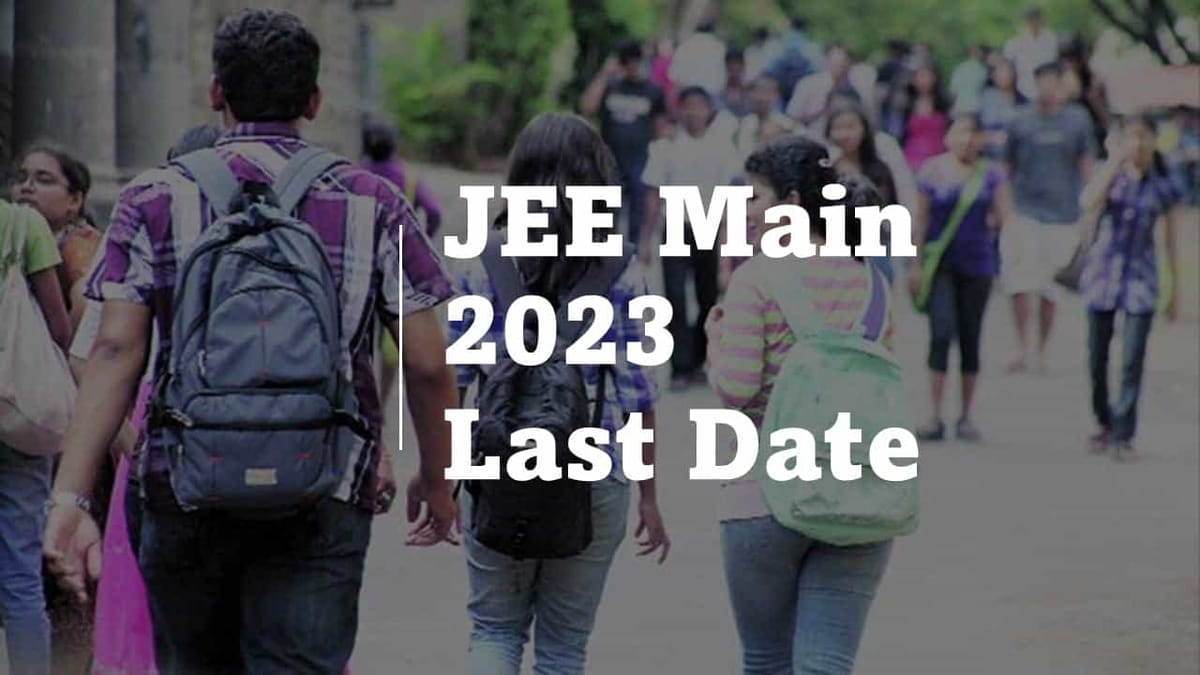 JEE Main 2023: Registration for the January session exam closes tomorrow