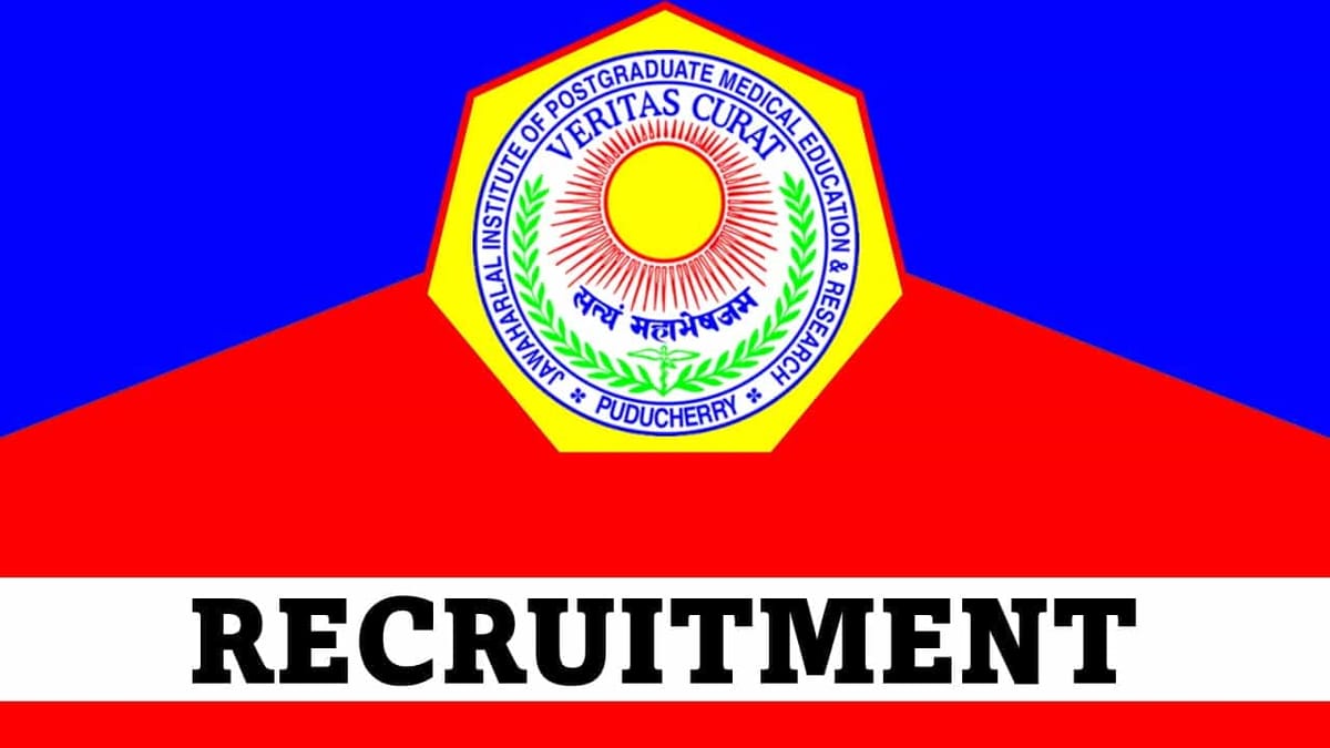 JIPMER Legal Consultant Recruitment 2023: Last date Jan 23, Check Vacancies, Qualification and How to Apply