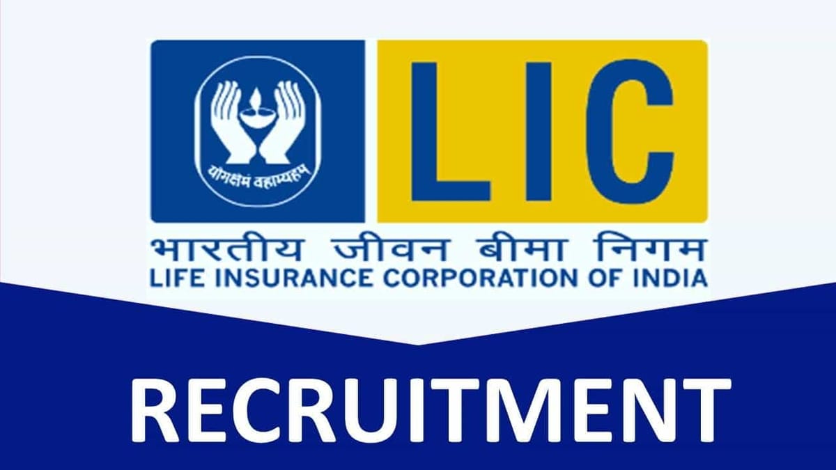 Life Insurance Corporation Recruitment 2023 for 1942 Vacancies: Check Post, Eligibility, Other Details