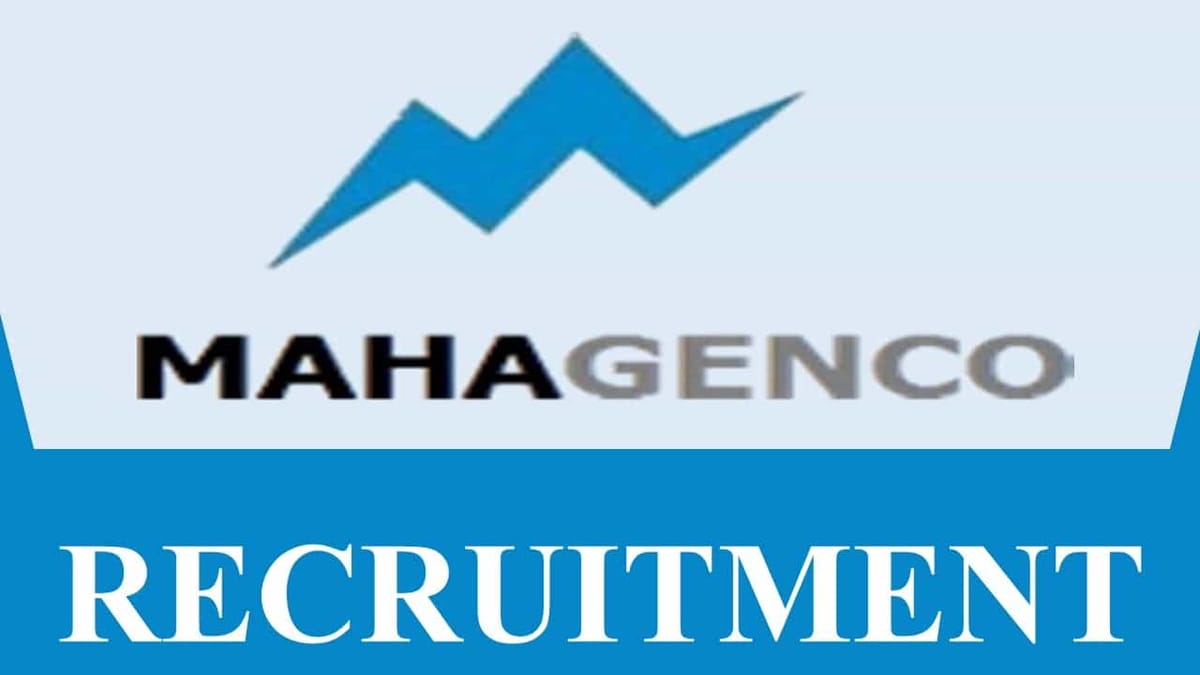 MAHAGENCO Recruitment 2023: Check Post, Salary, Eligibility and How to Apply