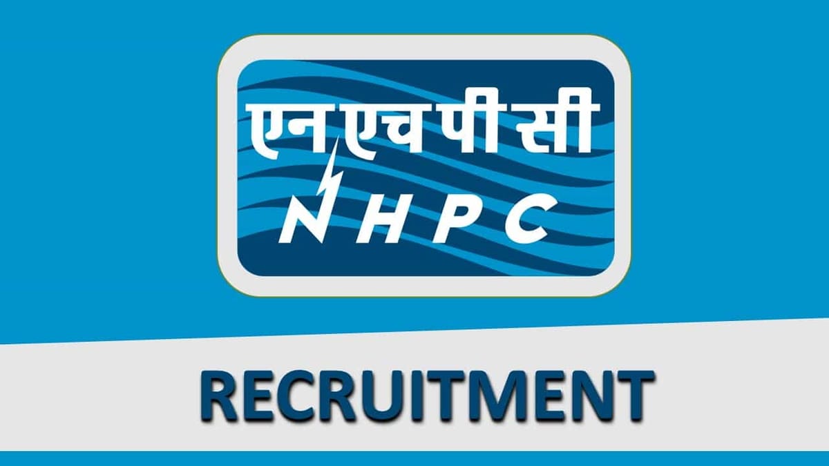 NHPC Recruitment 2023 for 401 Vacancies: Monthly Salary up to Rs.160000, Check Posts, and How to Apply 