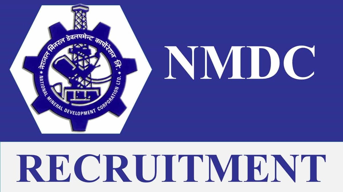 NMDC Recruitment 2023: Check Post, Eligibility, Walk-in Interview Details