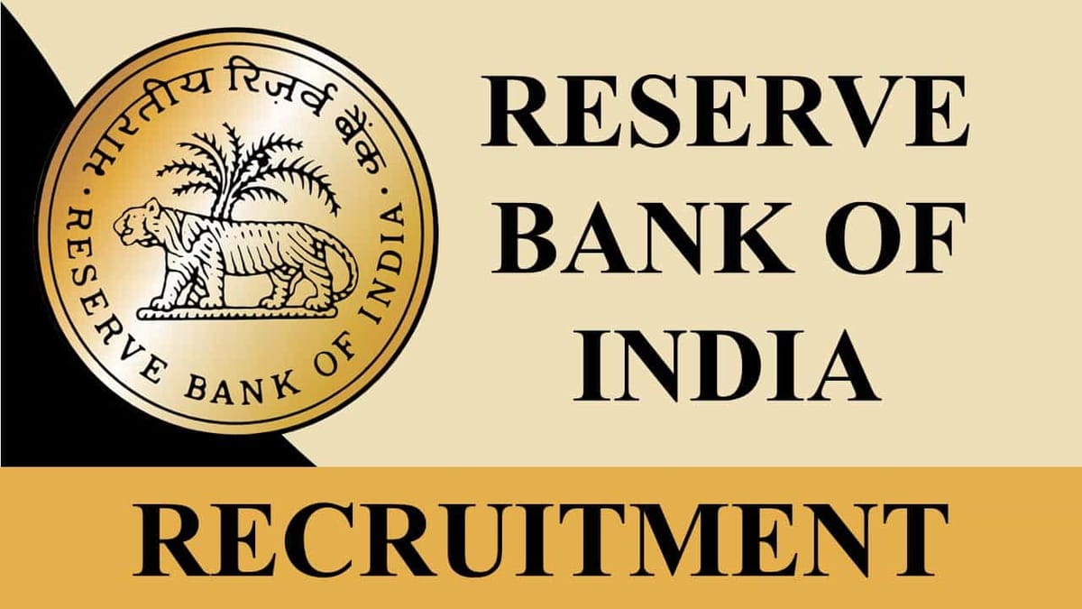 Reserve Bank of India Recruitment 2023: Check Post, Eligibility and Other Vital Detail