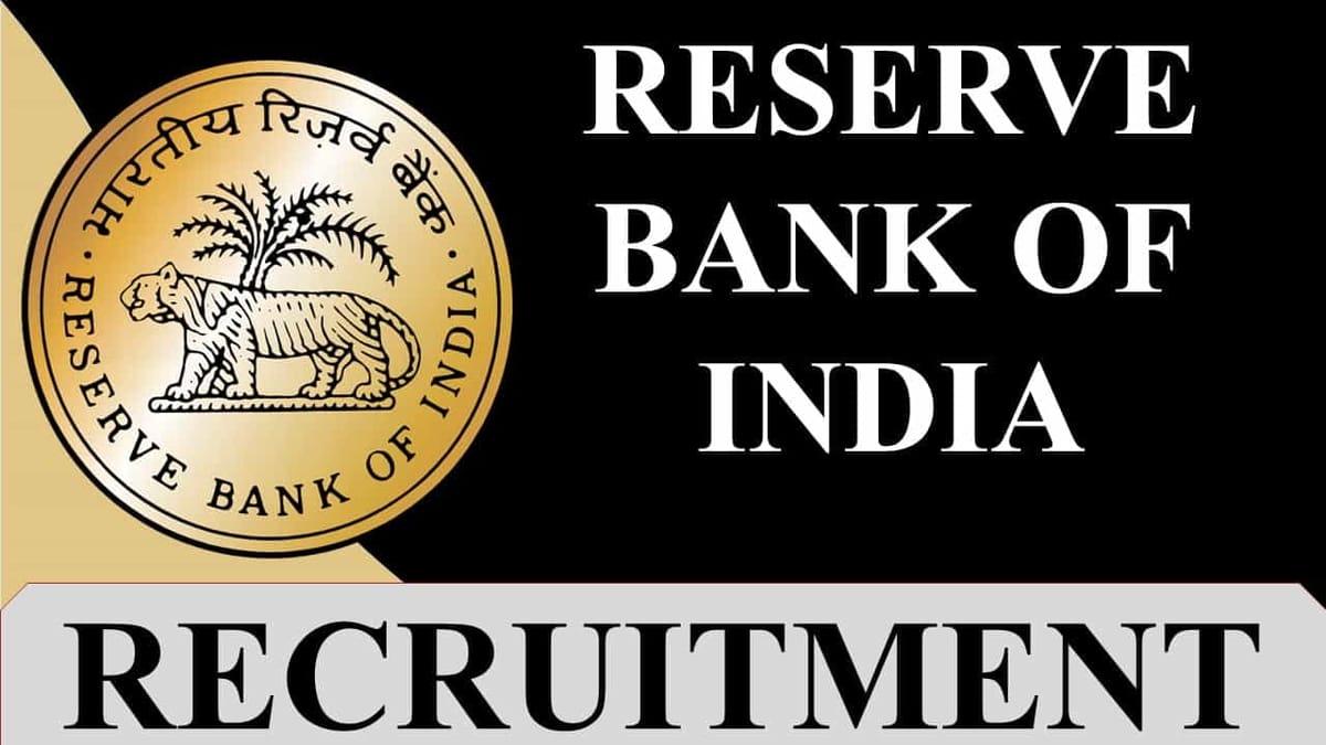 RBI Recruitment 2023: Check Posts, Eligibility and Other Vital Details