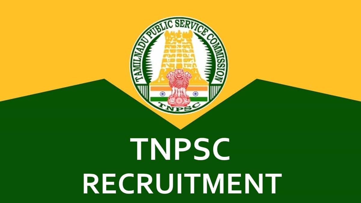 TNPSC Recruitment 2023: Check Post, Qualification, Other Details