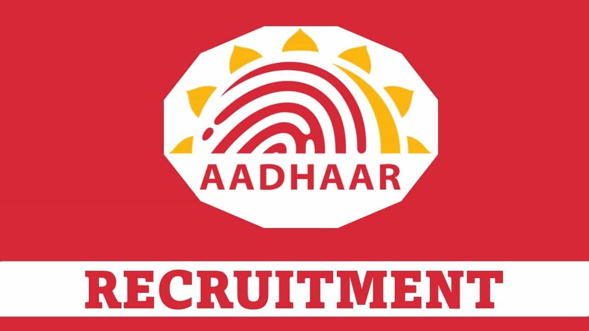 UIDAI Recruitment 2023 for Various Posts, Candidates with Age Limit up to 56 Years can Apply Till Feb 13